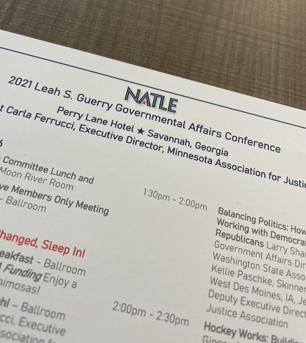 ARTrialLawyers's tweet photo. Our CEO @Repsmalone is at the @NATLEHQ Conference in Savannah this week! It just started and already getting valuable info! #natle #arlaw https://t.co/7792v0OR8i