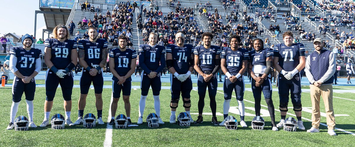 BlackBearsFB's tweet photo. Thank you to our Seniors for representing the University of Maine with great pride and dedication throughout your time in Orono!

#BlackBearNation | #ChampionshipMentality | #CAAFB https://t.co/rDGkJsPTWP