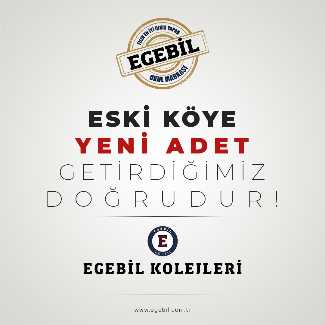 yildirim_girne's tweet photo. 🇹🇷🥇 Yılın En İyi Çıkış Yapan Okul Markası Egebil olarak, eski köye yeni adet getirdiğimiz doğrudur! 💪🏻

#egebil #eğitim #YılınEnİyiÇıkışYapanOkulMarkası #EskiKöyeYeniAdet https://t.co/EGOGdpVd2F