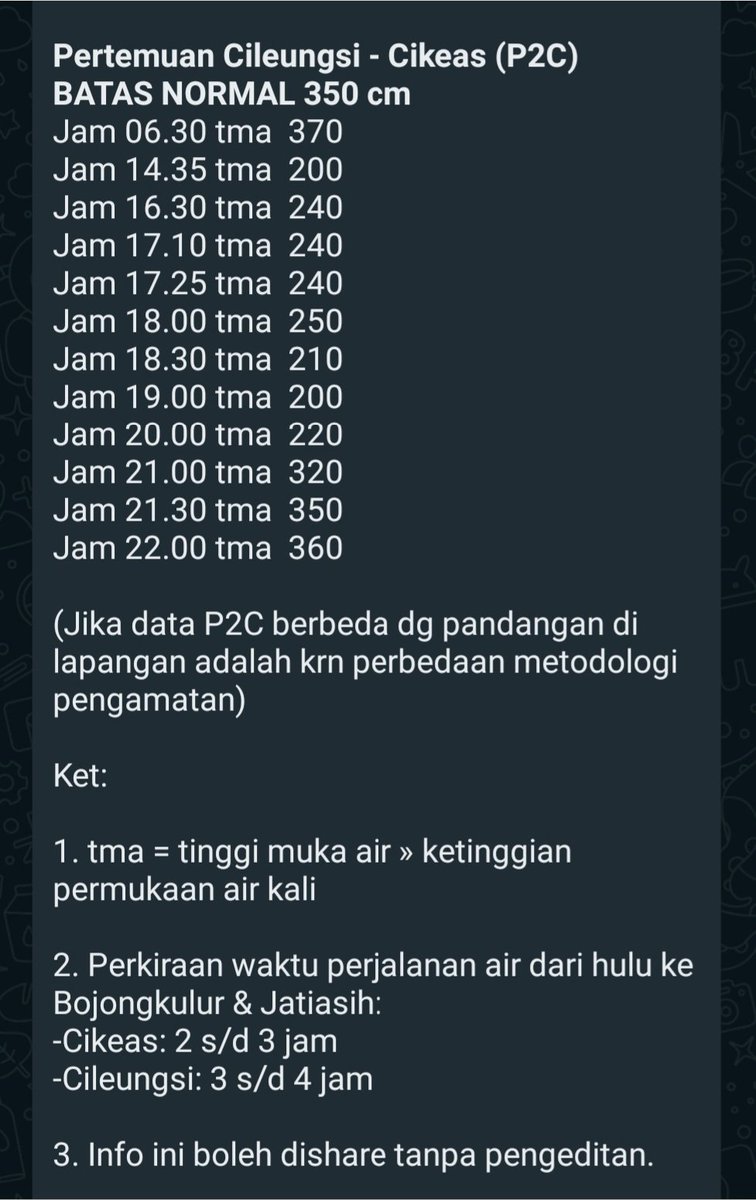 kp2c_info's tweet photo. #InfoKP2C #TMA #Minggu7November2021 hulu Cileungsi Normal, Cikeas Siaga 3 &amp; P2C Siaga 3. Cileungsi Cikeas mendung @infoJATIASIH @kec_jatiasih @pemkotbekasi @bogorkab @BPBDJabar @BpbdBekasikota @bpbdbogorkab @pastigana #SiapUntukSelamat #BudayaSadarBencana #StaySafe #PakaiMasker https://t.co/a7D59uLqMK