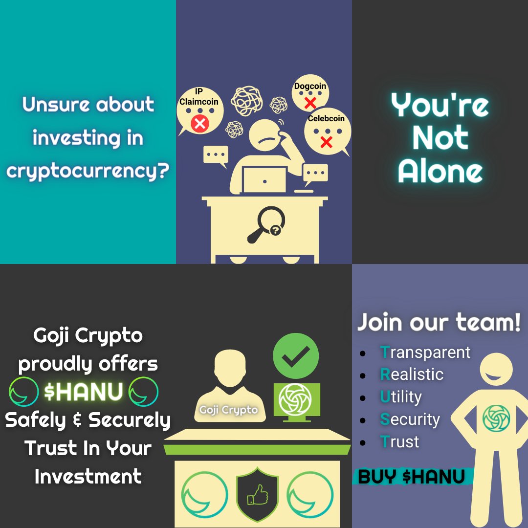 _MarcosLimaCruz's tweet image. $HANU the only that will close the gap between Crypto and business. @goji_crypto