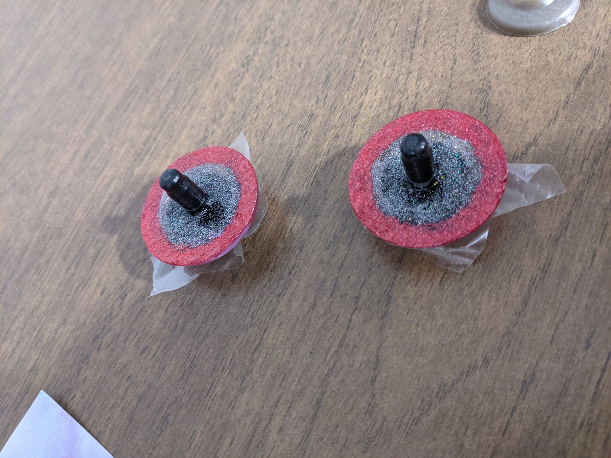 GabbisCustoms's tweet photo. It's my first time painting eyes for a commission, and I think they came out pretty cool! #SmallBusiness #Commission #StarWars #Grogu #BabyYoda #DarthMaul #buildabear https://t.co/MnWpE7EiVB