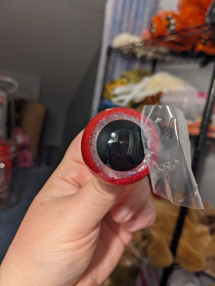 GabbisCustoms's tweet photo. It's my first time painting eyes for a commission, and I think they came out pretty cool! #SmallBusiness #Commission #StarWars #Grogu #BabyYoda #DarthMaul #buildabear https://t.co/MnWpE7EiVB