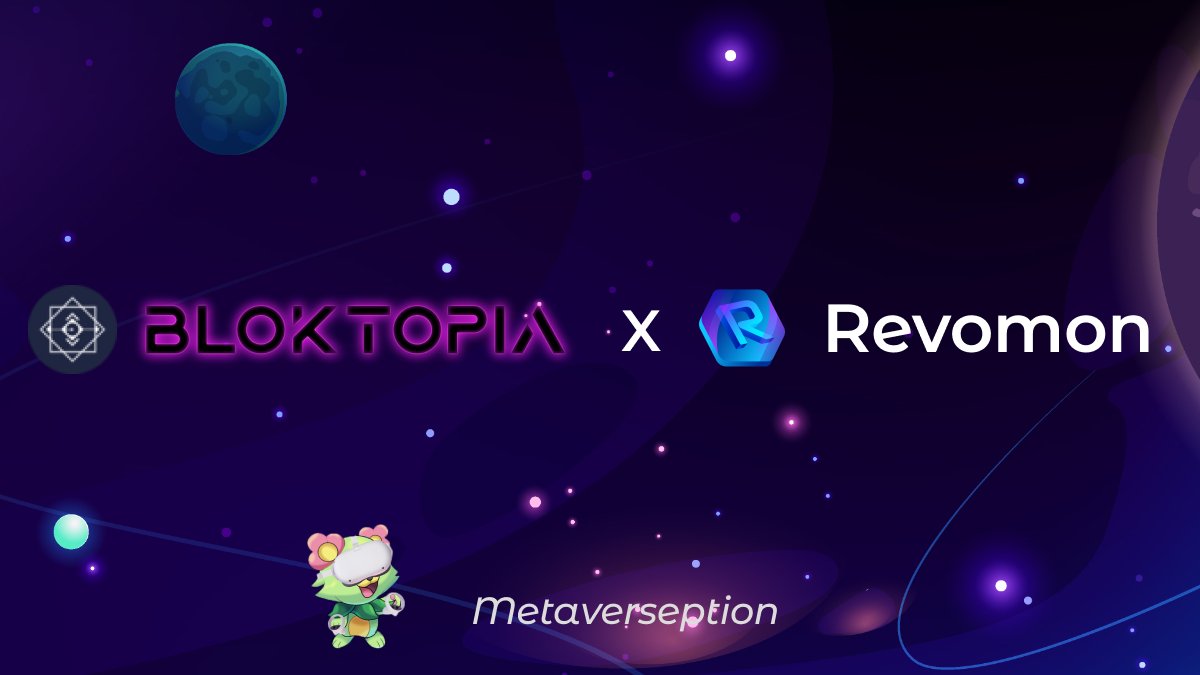 We are delighted to announce a collaboration with <a href="/bloktopia/">Bloktopia</a> to setup #revomon's HQ.
REBLOK/No. 155 in the area 7-10 has just been acquired.

We believe in the #metaverse era and preparing ourselves to a "metaverseption" where everything would be linked.
#meta #VR #NFTGaming #NFT