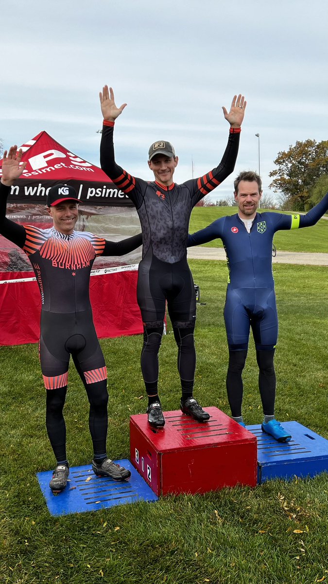 ChiCrossCup's tweet photo. Masters 35+ Cat 1/2/3 #PSIcx @TheRealPSIMET 
🥇 Schuda @F3cycling 
🥈 Gordon @PonyshopCXteam 
🥉 Knauff @burnhamracing https://t.co/eBbqDOfDkC