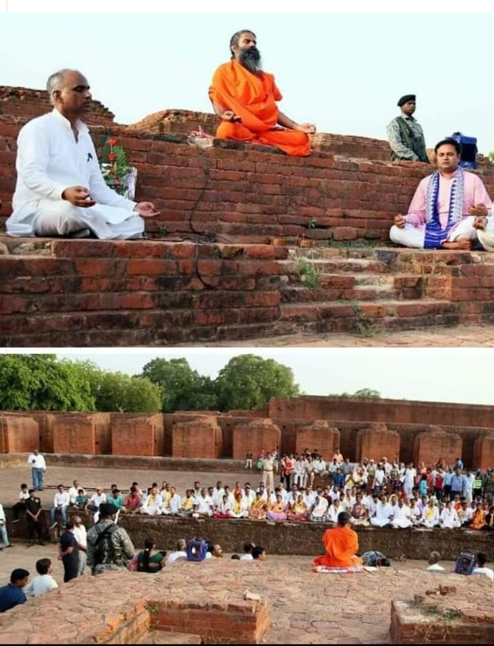 NirmalKumarKes3's tweet photo. नालंदा विश्वविद्यालय के गौरव शाली एतिहासिक अवशेष के सानिध्य में प. पू. स्वामी जी का संकल्प विश्व का सबसे बड़ा विश्वविद्यालय भारत में स्थापित करूँगा जहाँ दुनिया भर से 1 लाख छात्र नालंदा और तक्षशिला की तरह ज्ञान अर्जित करेंगे।
जय हो 🕉️ जय हिंद @yogrishiramdev @Rakesh_Bharat1 https://t.co/N4Y6qC9M5m
