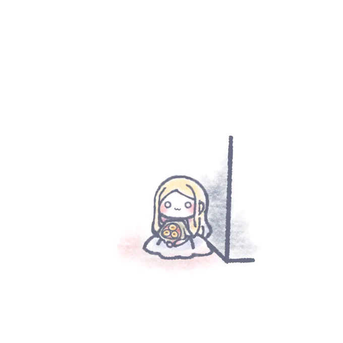 #ミニハスターがねるのだ
ここでじっとしておるのだ…!
(地下室のすみっコに隠れるハスター様 