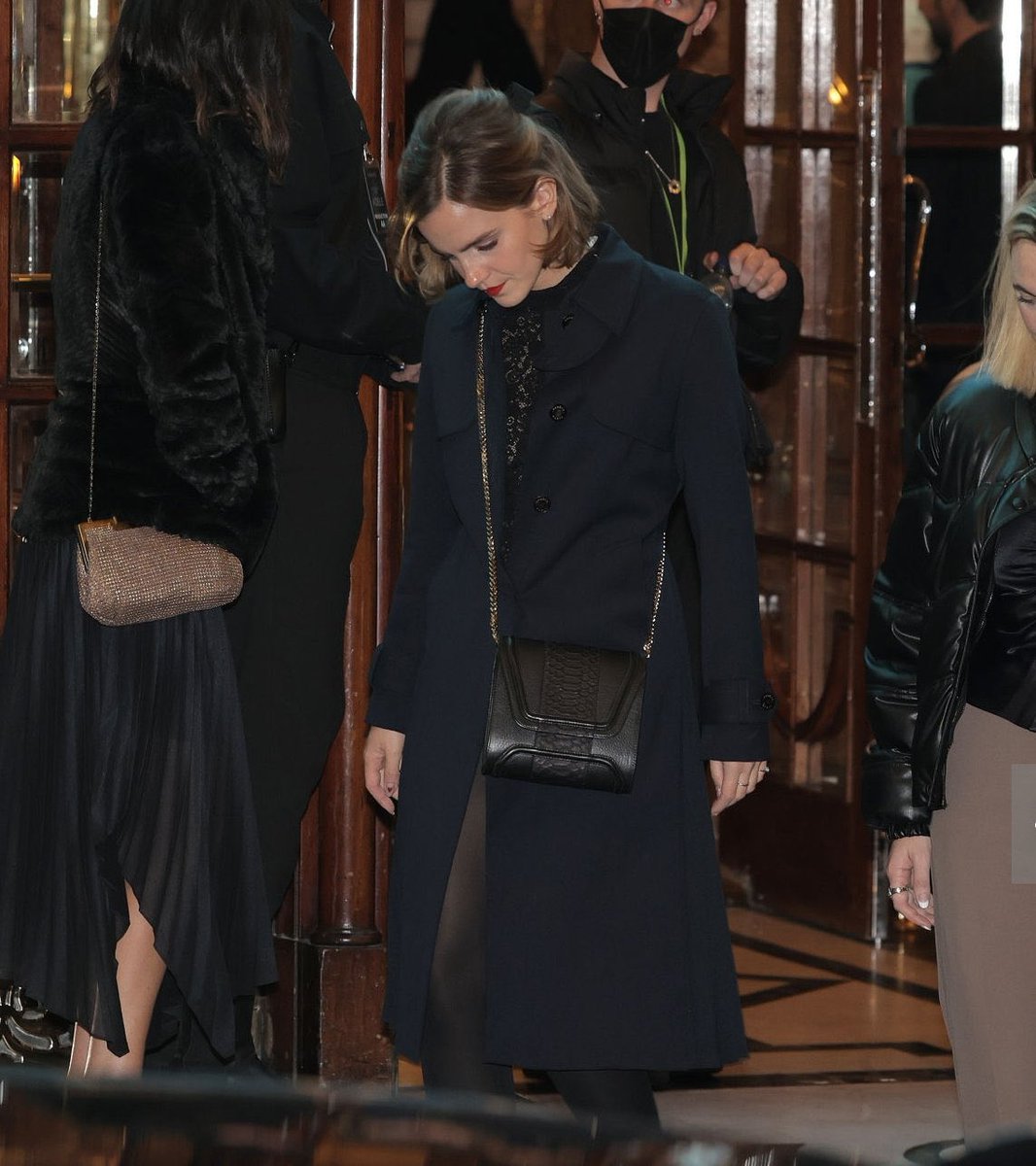 Emma Watson leaving the 'An audience with Adele' event in London