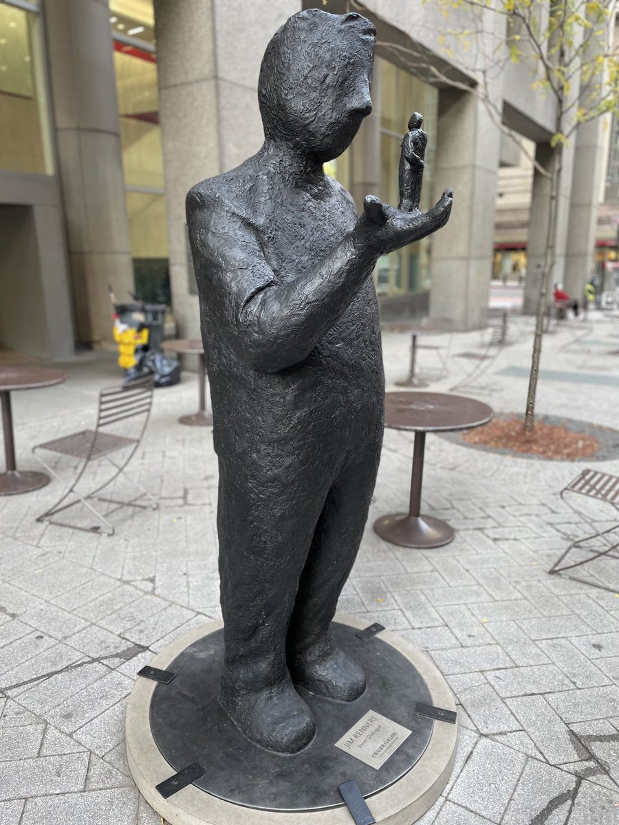maureen_crow's tweet photo. ‘Inner Dialog’ by Jim Rennert. Love the public art in NYC. https://t.co/IE9BXsSgBh