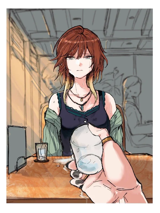 喫茶店で同伴者に水ぶっかけられても顔が良過ぎて絵になる緋田美琴さんは正直見てみたいですね………… 