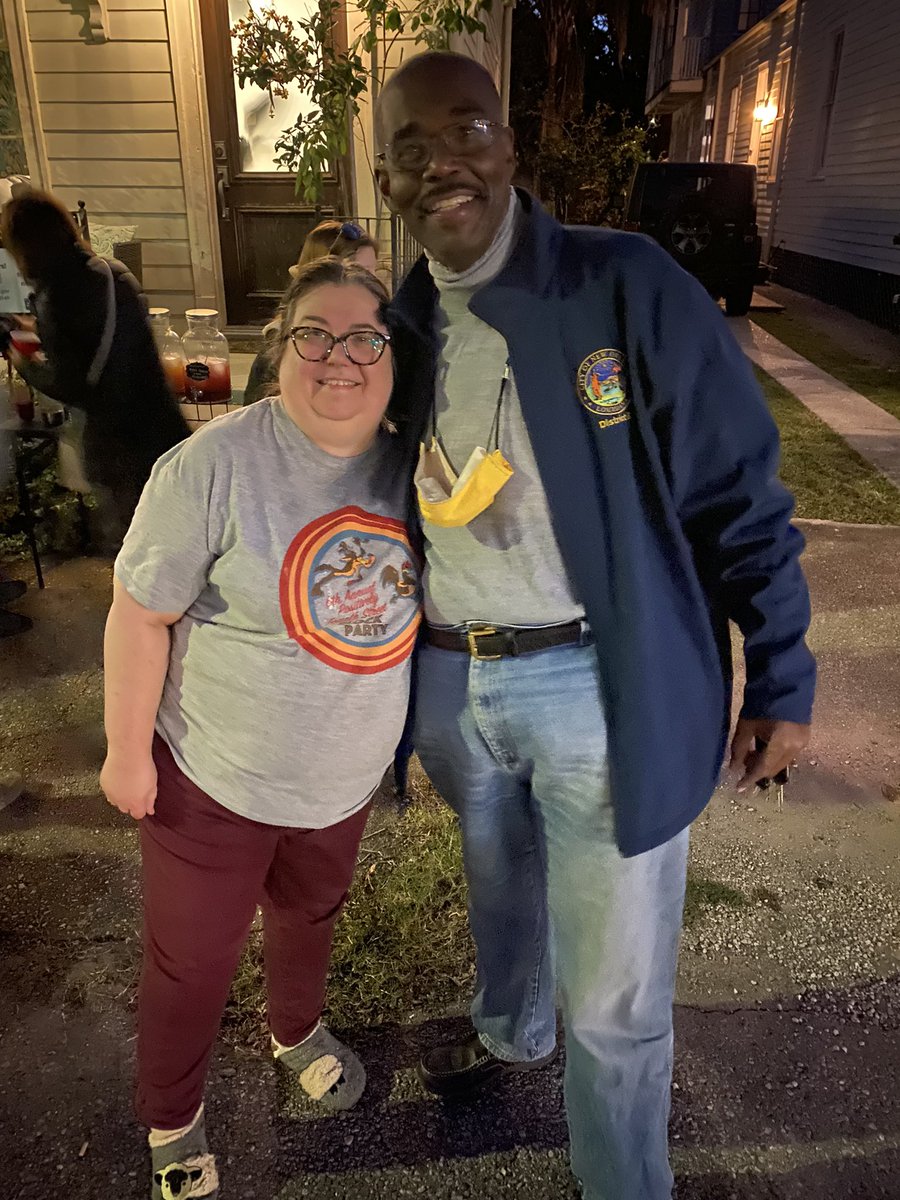 votejayhbanks's tweet photo. Hitting a block party was great way to celebrate with neighbors in the Irish Channel after a successful day early voting! Election Day is November 13th! #StaywithJay #NOLA #NewOrleans https://t.co/4PBjthONDO