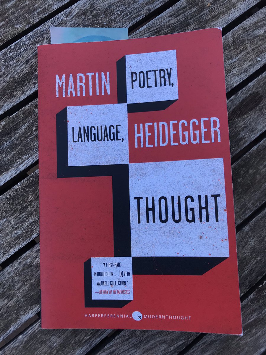 expatinCAT's tweet photo. “Language is the house of Being, in its home man dwells.” https://t.co/tP4GxAXqMw
