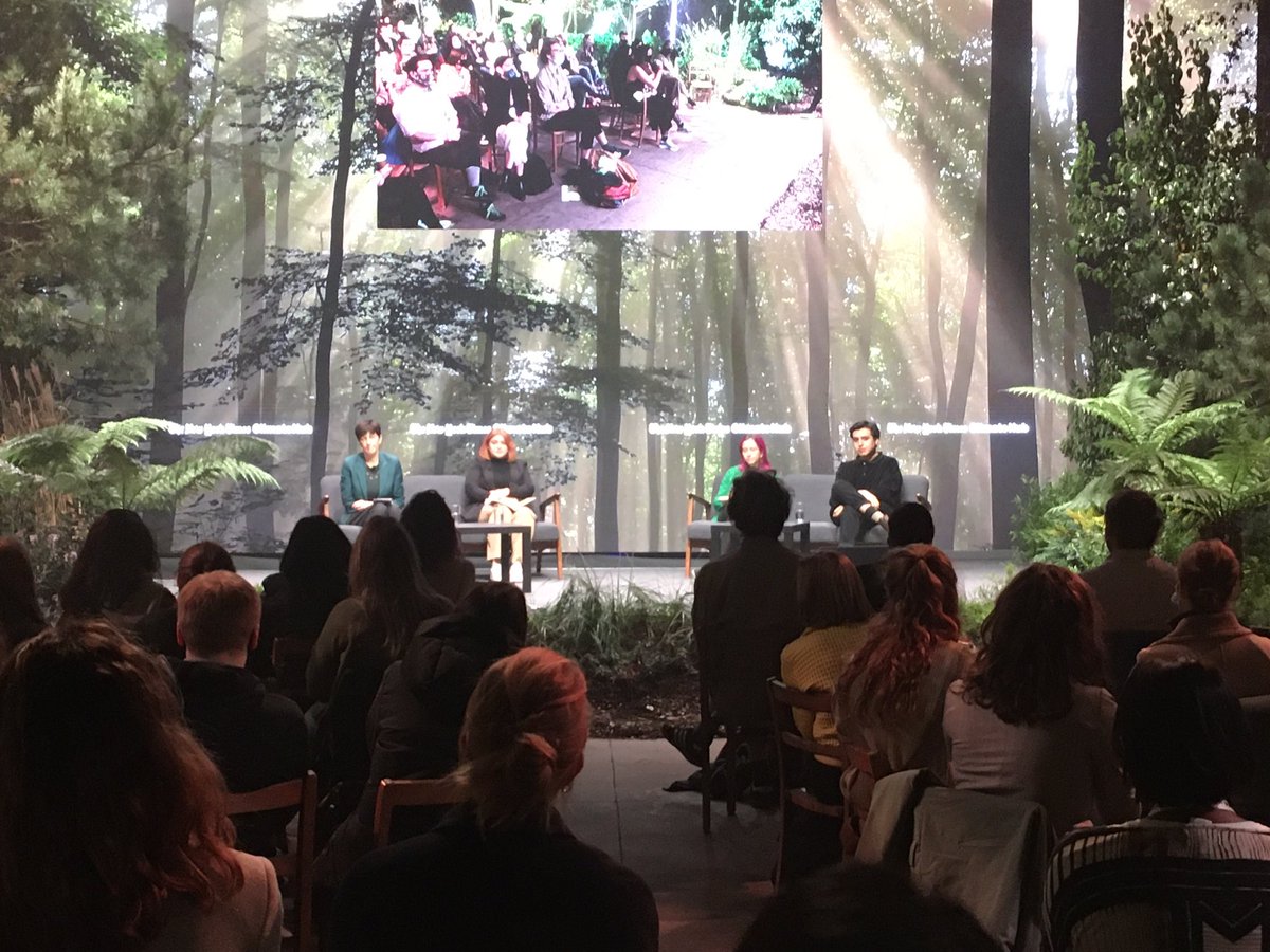 FavoriteMichele's tweet photo. 56% of youth feel their future is doomed, says @cloverhogan at @nytclimate hub in Glasgow’s @COP26. Climate change-related mental health is a key issue that youth activists have brought to the table at @COP26.  We need to thank them for that. #COP26Glasgow #ecoanxiety https://t.co/06YSKPDAGh
