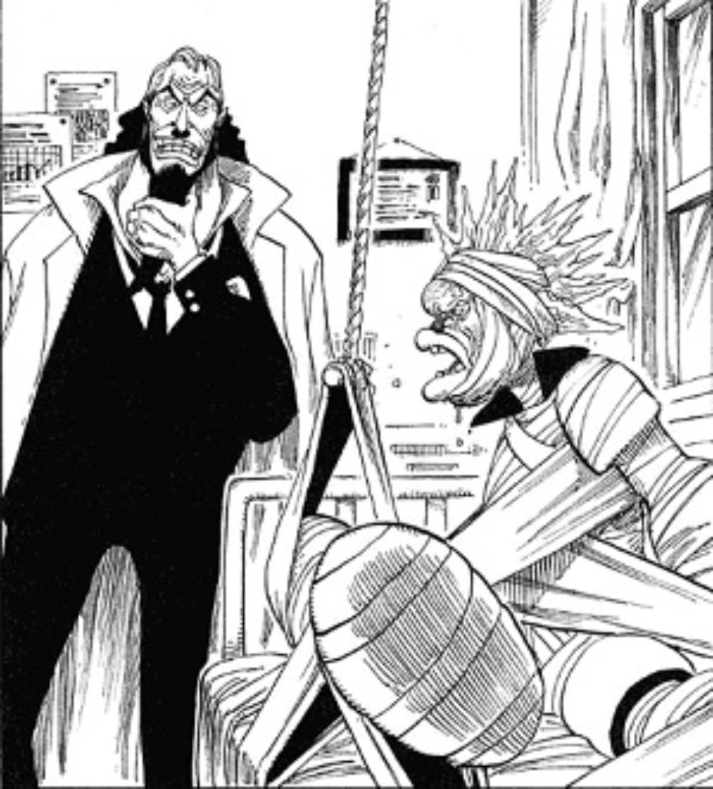 Sandman Masked Cp0 Members Are Said To Be On Another Level Lucci Talked To Chief 長官 Spandam Politely Pre Timeskip In Jp Chapter Lucci And The Masked Cp0 Talked To Each