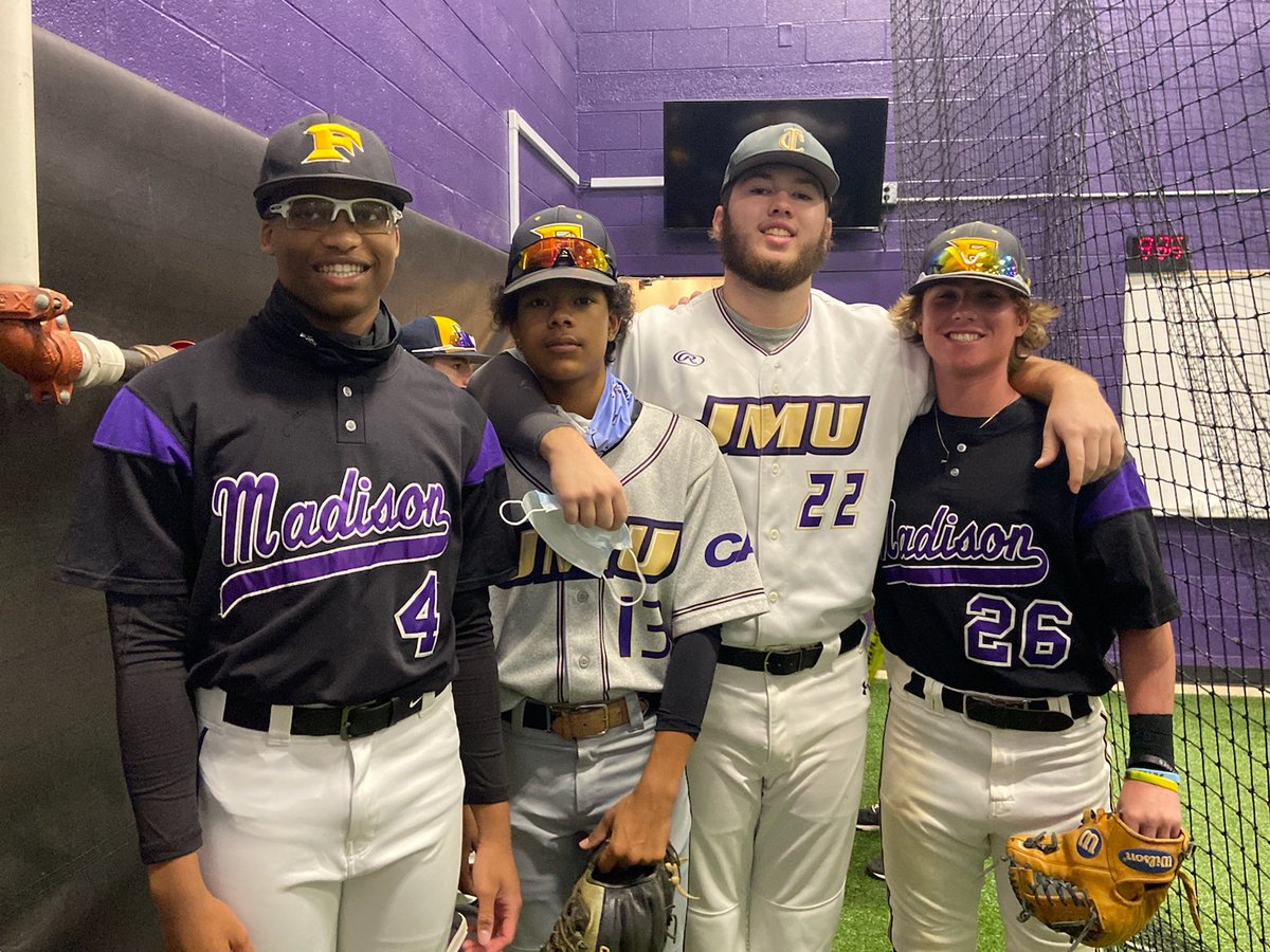 Let's go... <a href="/JMUBaseball/">JMU Baseball</a> camp with some of my <a href="/5StarMafia2023/">Five Star National Mid-Atlantic 2023 Lee</a> teammates....