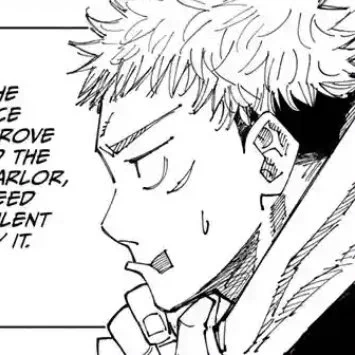yuji's 2.4 braincells working in overdrive 