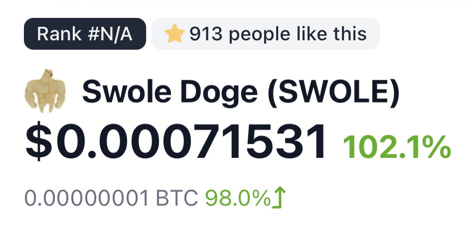 hmilstein's tweet photo. CONTEST: Im giving away 1 Million $SWOLE to help spread the word about this amazing project and SWOLE community. 

Requirements are as follows:
1. Like and Retweet this post
2. Comment and Tag 2 friends
3. Follow me and @SwoleDoge 

2 Winners announced in 48 Hours! 
(500k each) https://t.co/mKhxEjDBAO