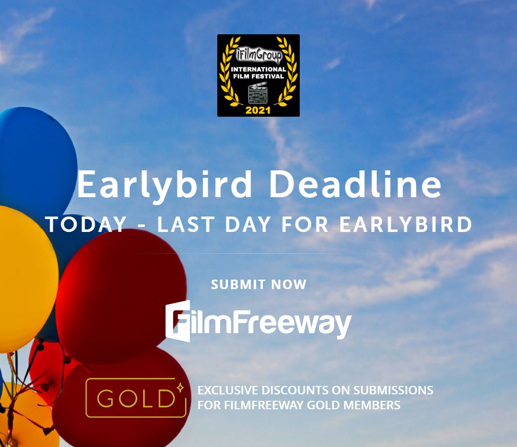 msmarshallpro29's tweet photo. TODAY!!! Sunday, November 7th, 2021 is the last day to get your film into the Earlybird Deadline for the IFilmGroup International Film Festival
Don't miss out!

https://t.co/BDfSkeeU10

#iFilmGroup #ifgiff #filmfestival #filmfestival2021 #film #youth #mentoring https://t.co/ZEGSvHoYuX