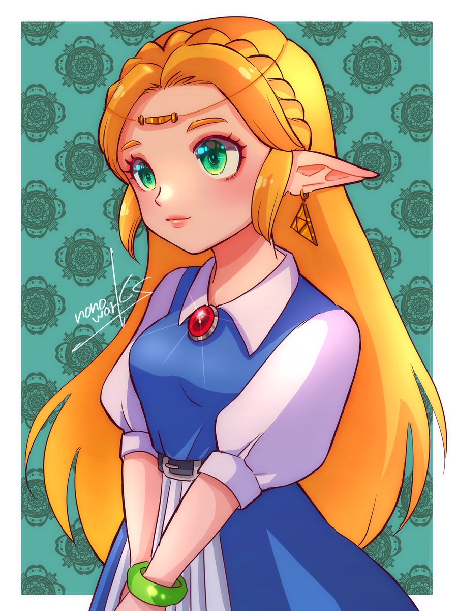 ゼルダ姫 「BotW✖️ A Link to the Past
Blue dress 👗
」|🐥nonoのイラスト