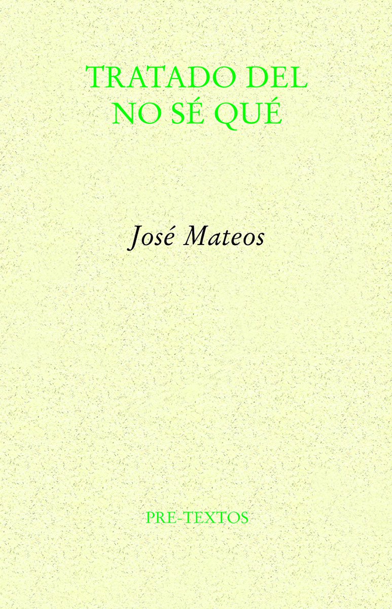 EusebioCalonge's tweet photo. "Lo que busco es esa sabiduría que emana de lo que no se sabe".
José Mateos
Hay muy pocos autores en los que tenga interés en que publican, este es uno de ellos. Un destello de luz en "La Gran Oscuridad". https://t.co/hkWZ2BOZ2l