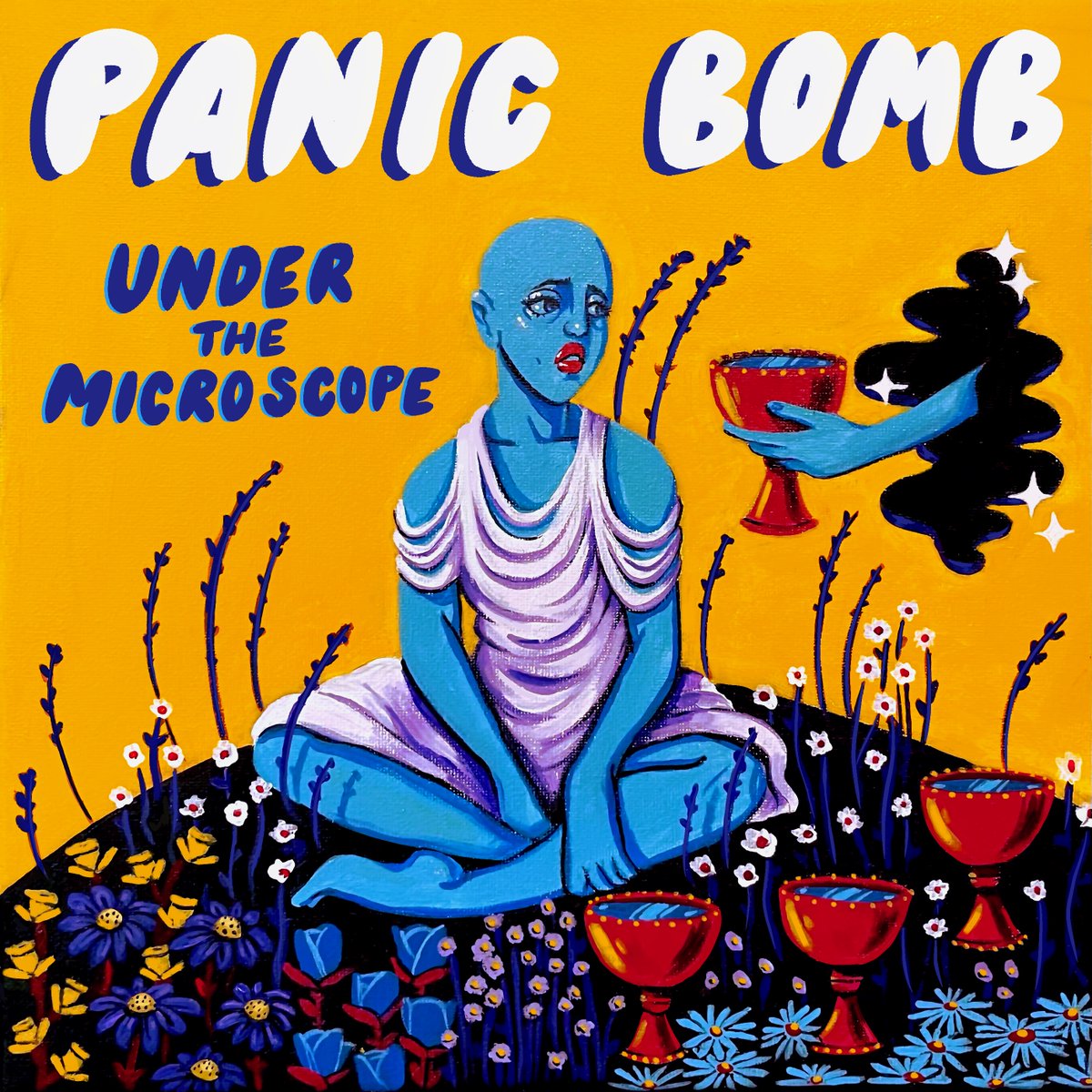 PanicBombMI's tweet photo. Hello #skatwitter, ICYMI we put out an EP a few days ago. Thank you for all the love so far! Please share if you dig it! Artwork @bymaddiejackson https://t.co/dV3yFn7Wh6 #panicbomb #skatwitter #underthemicroscope #hep #ska https://t.co/tYDHeJSyK4