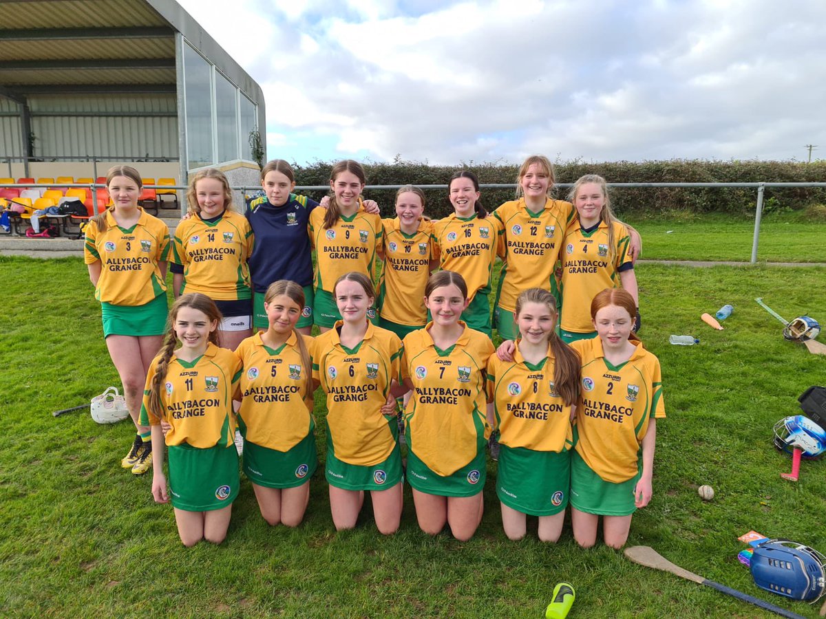 BallybaconG's tweet photo. Well done to our u13 girls this morning who won their match v Shannon Rovers. On to the SF 👏🏻⚾️

#Club #camogie https://t.co/PuYCPDkY45