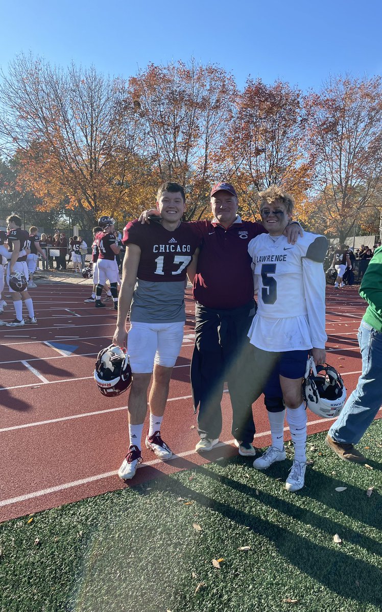 Football through the years. Thankful to share so many special moments with my brother, on the same team &amp; against each other! ❤️ <a href="/STVMFootball/">St. Vincent-St. Mary Football</a> <a href="/LUVikingsFB/">Lawrence University Football</a> <a href="/UChicagoFB/">UChicago Football</a>