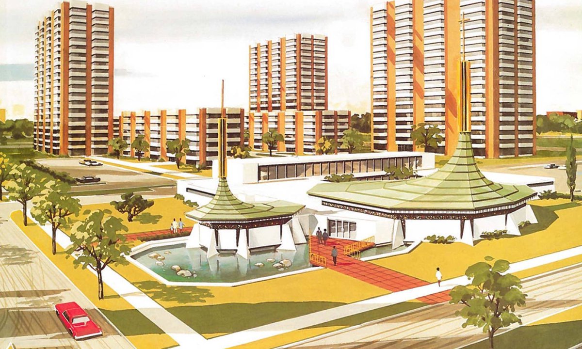JoshLipnik's tweet photo. Just found out that the great Detroit architect Nathan Johnson passed away at age 96. Although he designed buildings of all types, he was particularly important as a pioneer and innovator of modernist architecture for Black churches. https://t.co/8VIodMdIou