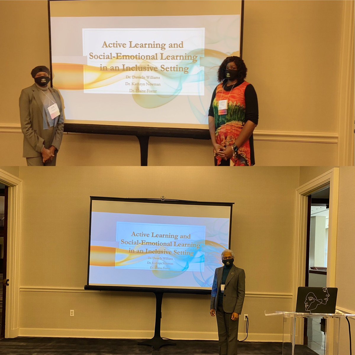 GramFamTeach's tweet photo. Drs. Kathryn Newman, Elaine Foster, Danielle Williams presented at the National TED Conference on Active Learning and Social-Emotional Learning in an Inclusive Setting
#gramfam #representtheG https://t.co/QZlJBdC1rG