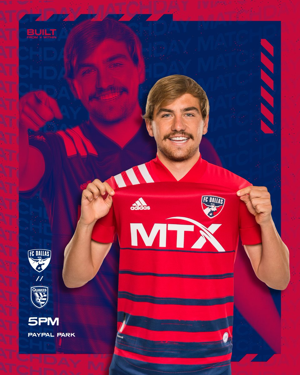 Playing for the crest. 

📺: TXA21, ESPN+, <a href="/Estrellatv/">Estrella TV</a> (KMPX-29) and FCDallas.com/stream
📻: FCDallas.com/radio or 1270AM
📍: san jose