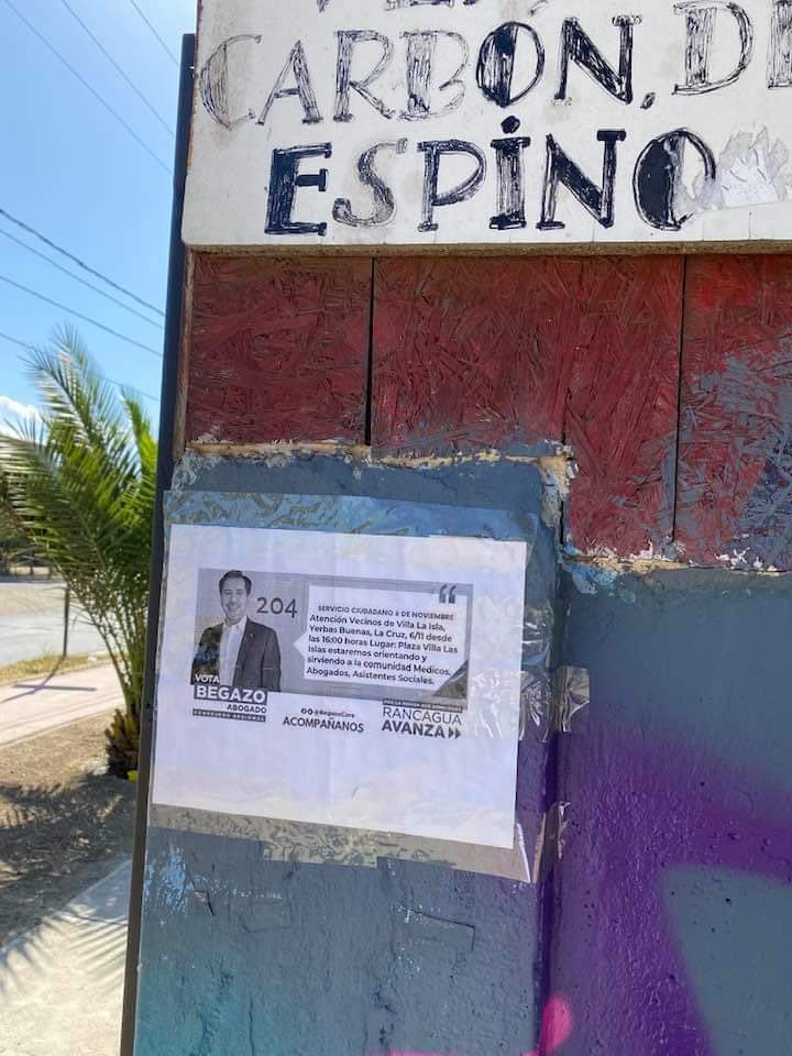 SeguimosChile's tweet photo. Gracias… este es el espíritu de la campaña. Vecinos de la población #LaIsla #Rancagua anunciando nuestra visita, conmueve. Son las zonas donde algunos regalan vino, chocolates mercadería, pagan cuentas, hacen paseos a la playa.
Estaré a la altura de su confianza. #BegazoCore https://t.co/FmGgSRz4r8