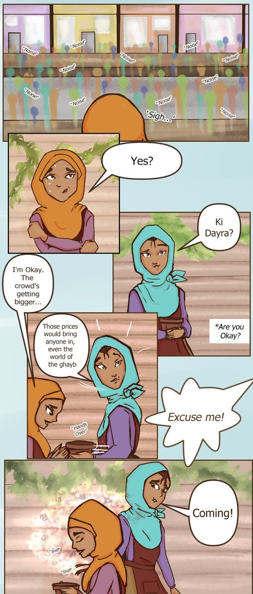 TagOrdinary's tweet photo. #CrowningSoul by @Bittersweetbook 
Pt 1
Thank you again Sahira Javid for letting me create a #webcomic slash #manga out of your first chapter! (^o^)

#webtoons #books #Hijabi https://t.co/eXfgO64nfb