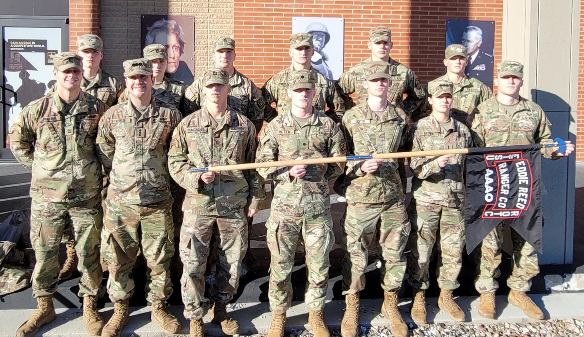 UVAWiseArmyROTC's tweet photo. Congratulations to the ETSU Eddie Reed Ranger Challenge team and shout out to CDT Sexton from UVA-WISE for volunteering for their team on short notice. #Fightingcavs 🇺🇸💪😎🔥 https://t.co/qop68cxx9j