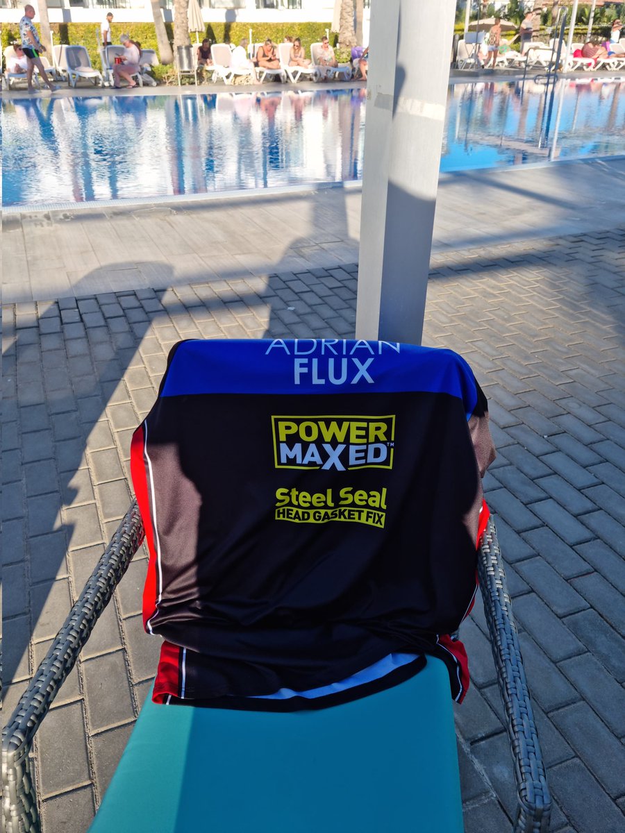 Had to be done. Power maxed t-shirt has been to Turkey fuerteventura now torremolinos #powermaxedracing 
@jasonplato 
@Daniellloyd23 
@AdamLWeaver