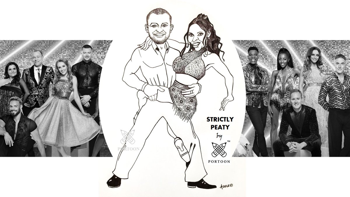 PortoonArt's tweet photo. Good Luck to the amazing #Strictly twinkle-toes @adam_peaty @Mrs_katjones in @bbcstrictly 🕺💃
Dance with your heart and your feet will follow!❤️
Time for cartoon fun supporting Children in Need? @BBCCiN🧸

@britishswimming @cazliz123 @Mavise42Mavis @massivemel #StrictlyPeaty👠 https://t.co/V4od8jbebs
