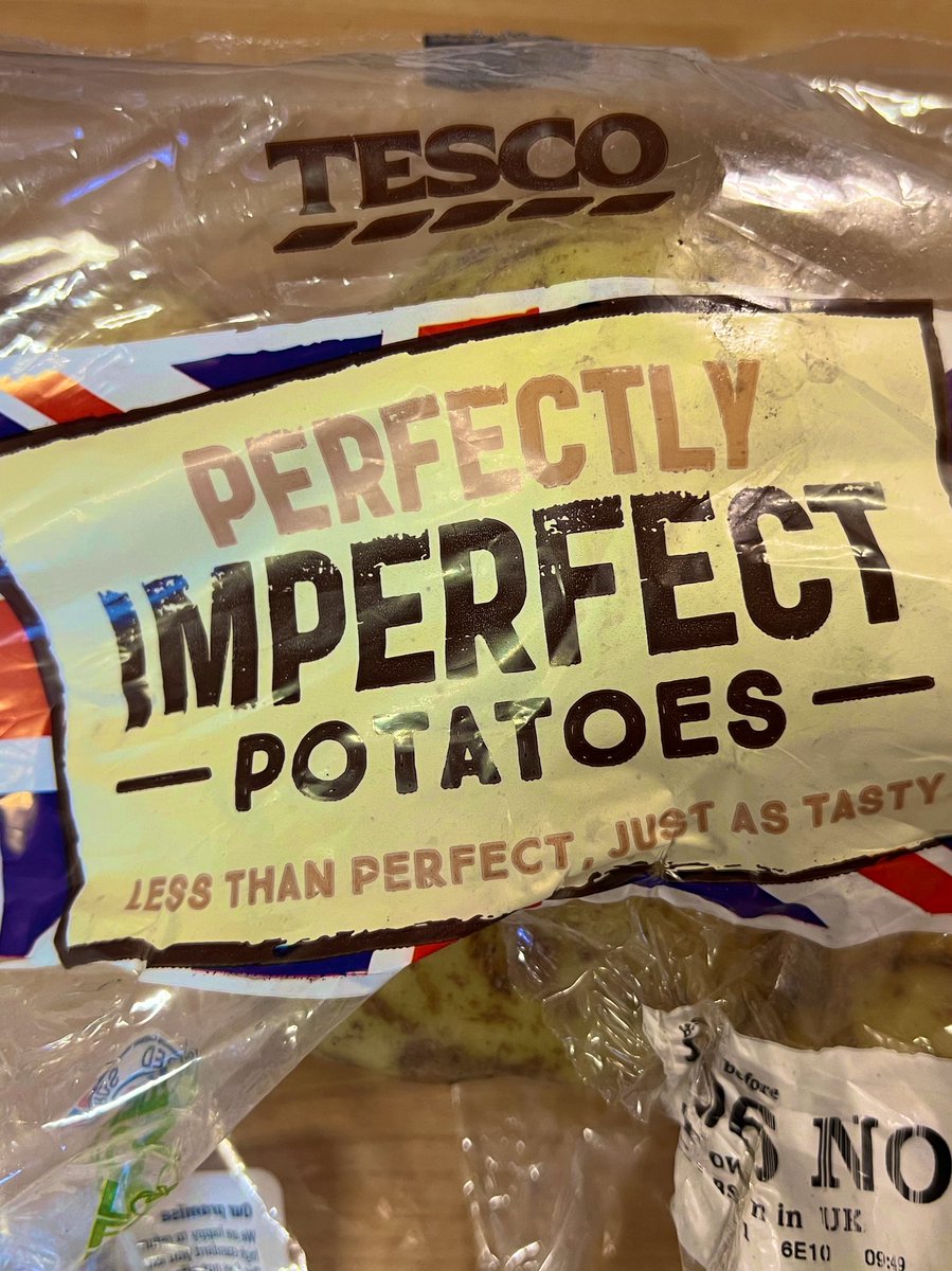 RobQ64's tweet photo. It makes me genuinely sad that I live in a society where potatoes can be deemed not good enough for the first cut…. https://t.co/NkQcG1BbiH
