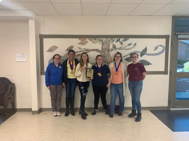 vrichmond15's tweet photo. JV Challenge Results 
Grace Engelhardt: 2nd Math, 1st Social Studies. Lily Peffer: 1st Arts &amp; Humanities, 3rd Written Composition. Malia Reinhart: 2nd Arts &amp; Humanities, Language Arts 2nd. Tatum Sakraida: Science 5th. Team won quick recall and overall. @SimonKenton2 @TheKCSD https://t.co/hnusxP7QIA