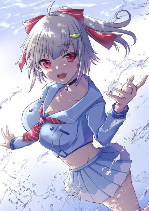 いつもと塗り方と雰囲気を変えて、描いてみた葉山舞鈴さんです。 
#舞鈴クラフト #葉山舞鈴 