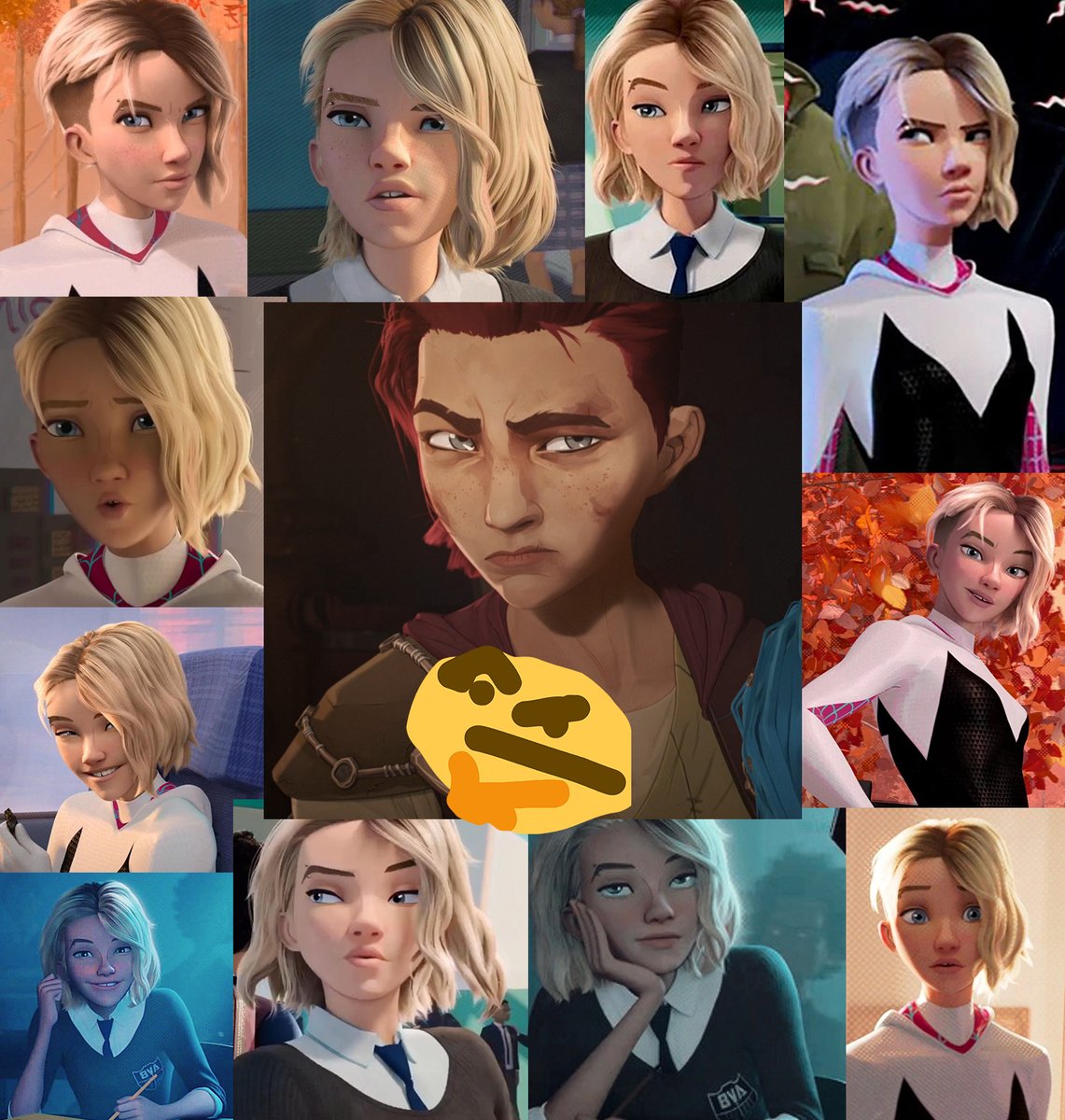 NekiArtworks's tweet photo. hmm...Vi looks familiar. 🤔🤔🤔
#Arcane #arcanenetflix #ArcaneWatchParty  #arcaneshow #Netflix #GwenStacy #SpiderGwen https://t.co/HrE5UTJC65