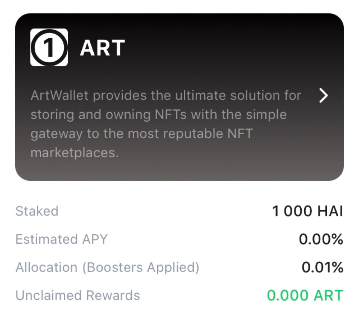 RoadStarXNY's tweet photo. @HackenAIapp Hi! Just wanted to ask about when the unclaimed rewards counter for Art will be up and running? Also thanks soo much for creating this awesome app! I’m soo psyched to use every feature available. You rock!!!!! https://t.co/yLZM08kJrk