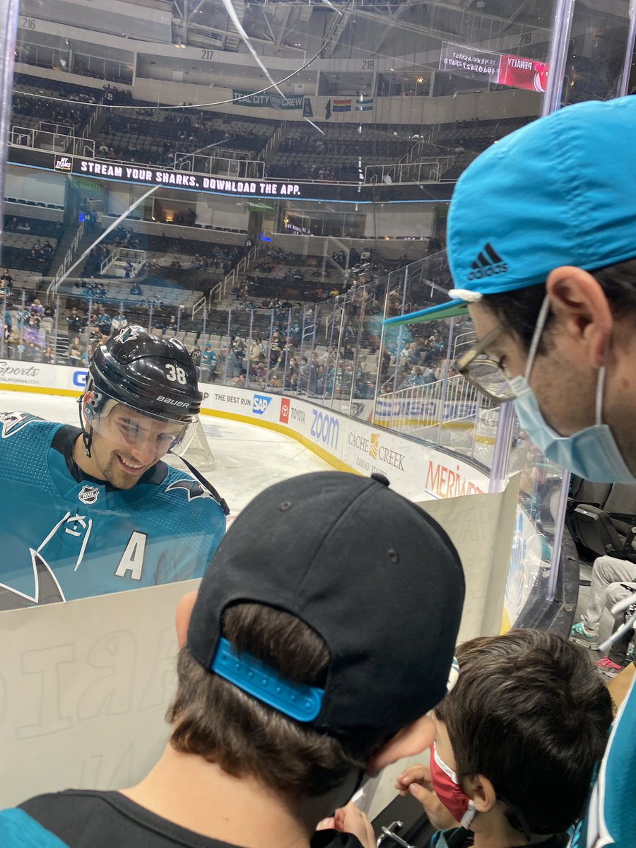 rlipari3's tweet photo. @mferraro77 thanks for making these @SanJoseSharks fans dream of getting a puck come true! My boys are still in shock this morning! ☺️❤️ https://t.co/axeLodVbhL