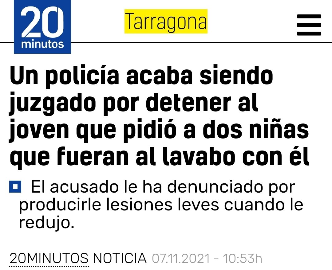 Juanerpf's tweet photo. El agente, que no estaba de servicio, debería ser condecorado. 

Ahora está siendo juzgado y el posible pedófilo en libertad tras el archivo de su proceso.

Es una vergüenza, y los españoles estamos pagando las consecuencias. https://t.co/tAnxQpqW2e