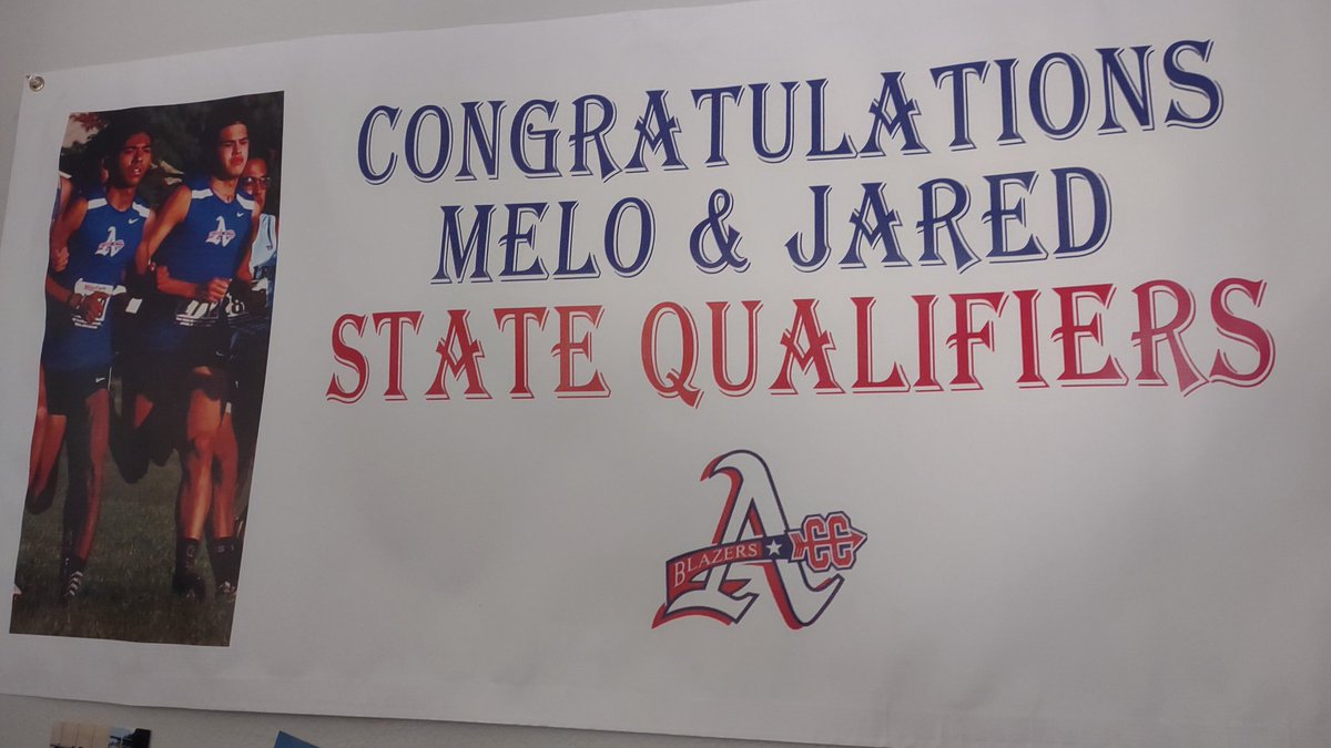 VRuiz_AHS's tweet photo. Thank You Jared Laverty 4 time State XC Qualifier and Carmelo Corral 3 time XC State Qualifier. Proud of you. Can't wait for Track Season. Coach Lucero and Ruiz. https://t.co/dcOYpWKYms
