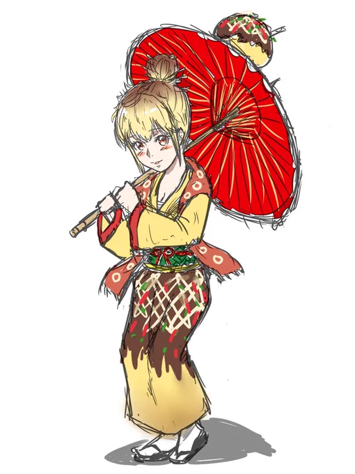擬人化ラフた   こ   や   き 