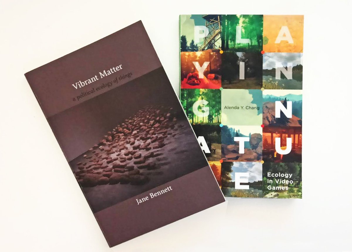 immerea_studio's tweet photo. ◽Current readings and inspiration for the development of our #sandbox and exploration #game in #VR "Garden of Akori"◽
.
#playingnature @gamegrower
#vibrantmatter #janebennett
.
.
#gamedev #gamesandphilosophy #ecologyinvideogames #IndieGameDev https://t.co/gBOW6KdUfV