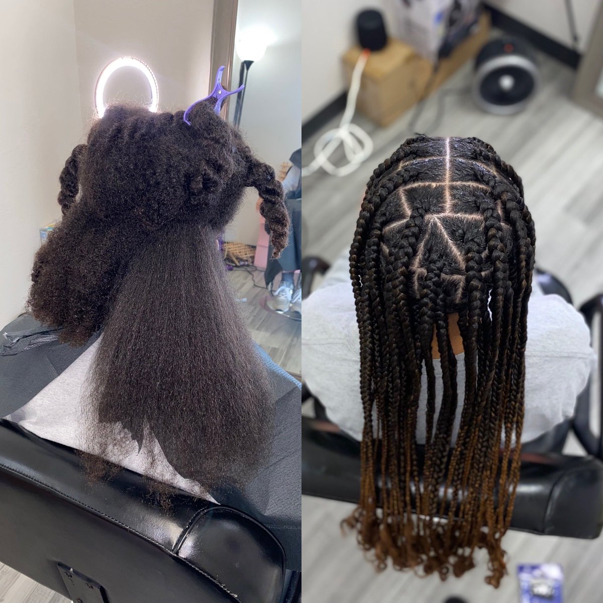LalatheCosmo's tweet photo. Large Bohemian Knotless. Assistant Available for faster service. Book #linkinbio #book #largeknotless #knotless #braider #dallasbraider #braids #curls #bohemian #assistant #salon #dallas #stylist #suite #neat #clean #carrollton https://t.co/zOvSxLYWCC