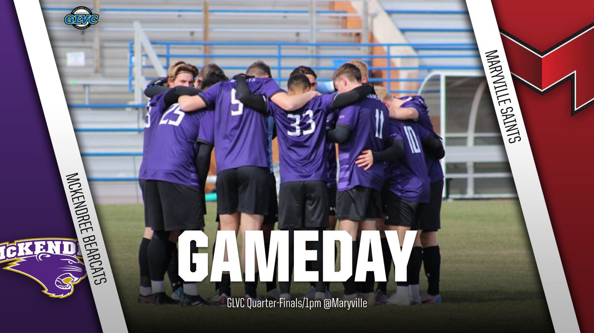 GLVC Quarter-Finals are here! We face <a href="/MaryvilleSoccer/">Maryville Men’s Soccer</a> today at 1pm⚽️