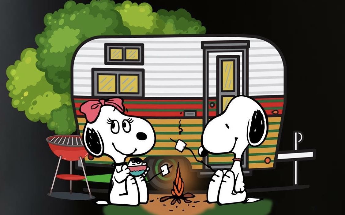 prcowboys's tweet photo. @Snoopy Making s’mores with my sweetie and having a camper instead of a sleeping bag to sleep in. #ComfortsOfHome
Happy Camping!🔥🍪🍫❤️😍🌟 https://t.co/uCwzt562BR