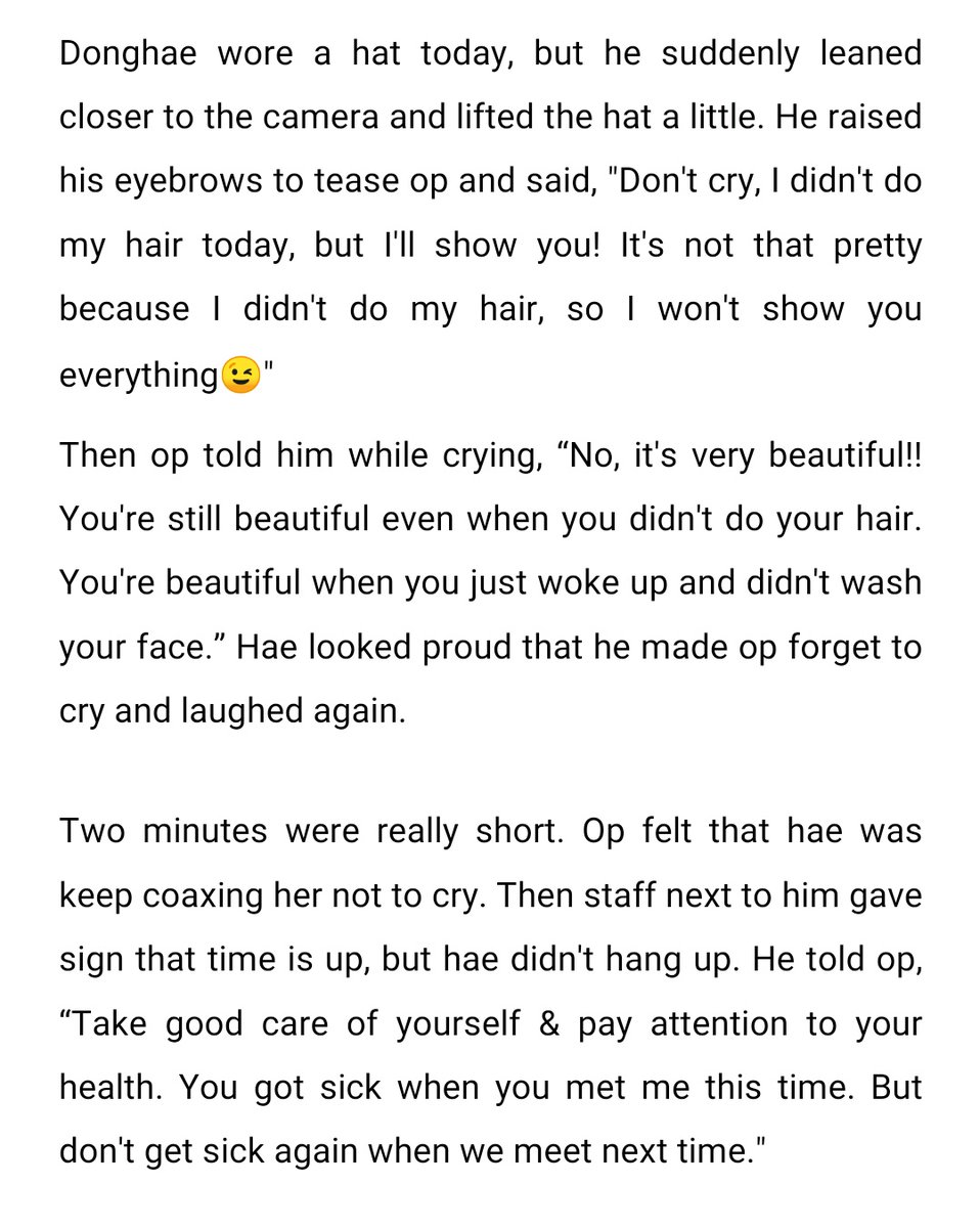 1015precious's tweet photo. sharing this to show how sweet lee donghae is 🥺💙

Donghae's 211107 yzy vidcall fs
cr to OP = @.姜姜有三喵 on weibo
(trans may contain lot of inaccuracies!)
#Donghae #동해 https://t.co/ZYebrLjdT6