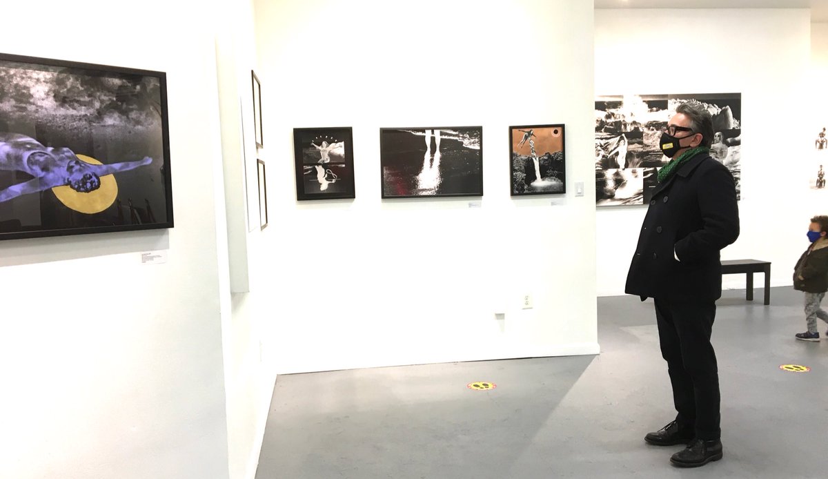 ArtLivesHerenyc's tweet photo. Opened last night! ‘Quietus’ &amp; ‘Diedades’ are two exhibitions on life, death, transformation and Mesoamerican dieties featuring @MarneLucas &amp; Latinx artist Manuel Pecina at Kente Royal Gallery #bardoproject #legacy #marnelucas #manuelpecina #latinxartist #harlemartist #NYC https://t.co/CLIOgeNL3g